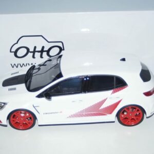 Otto renault megane trophy-r serie 2019 white quartz resin 1:18 car ot804