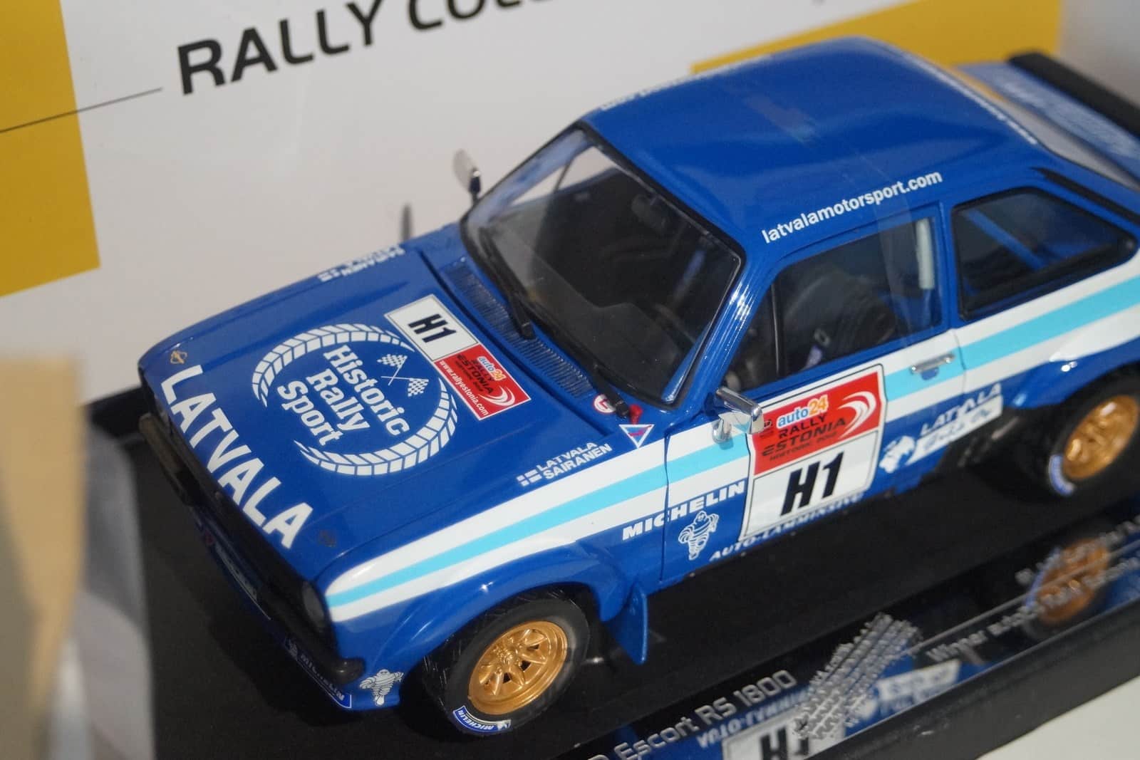 SunStar Ford Escort RS1800 Mk2 winner auto24 rally estonia historic 2012 4500 1:18 Scale