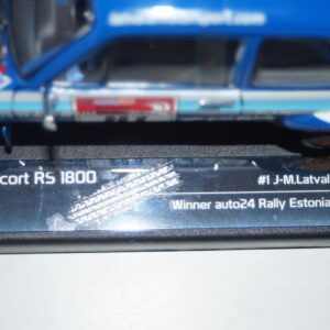 SunStar Ford Escort RS1800 Mk2 winner auto24 rally estonia historic 2012 4500 1:18 Scale