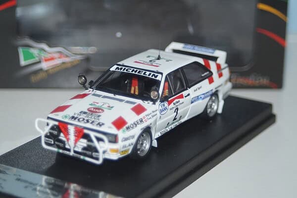 Trofeu audi quattro bandama rally 1986 w.wiedner 1:43rd scale rr.ci01