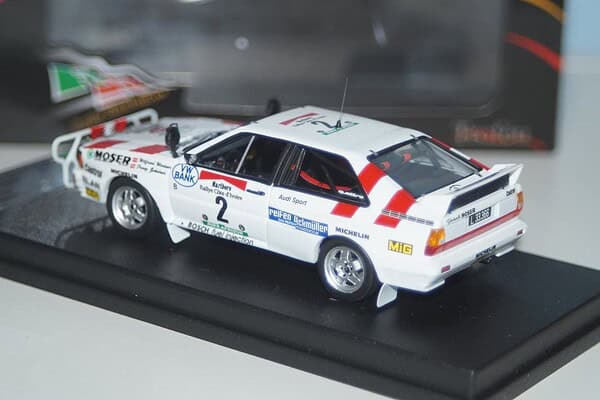 Trofeu audi quattro bandama rally 1986 w.wiedner 1:43rd scale rr.ci01
