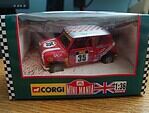 Corgi mini 04428 mighty mini racing stephen king car number 35 in 1:36 scale