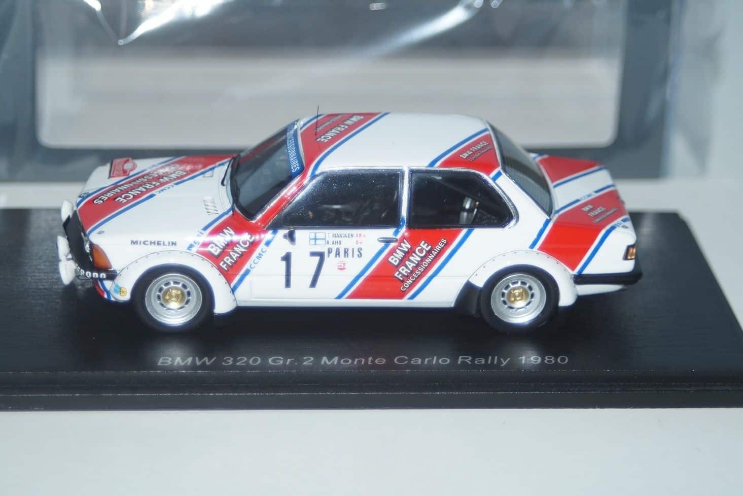 Spark BMW 320 Gr 2 Monte Carlo Rally 1980 T.Makinen 1:43 Scale ...