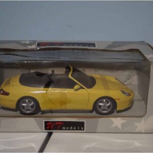 Ut models porsche 996 cabrio yellow 1:18 scale