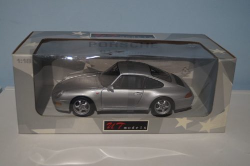 UT Models Porsche 911 Coupe (993) Silver 1:18 Scale