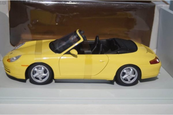 Ut models porsche 996 cabrio yellow 1:18 scale