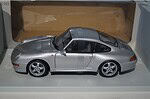 UT Models Porsche 911 Coupe (993) Silver 1:18 Scale