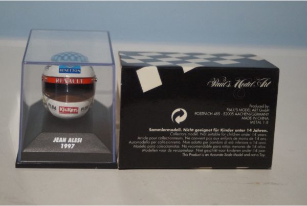 Minichamps 1:8 shoei helmet jean alesi 1997 384 970007