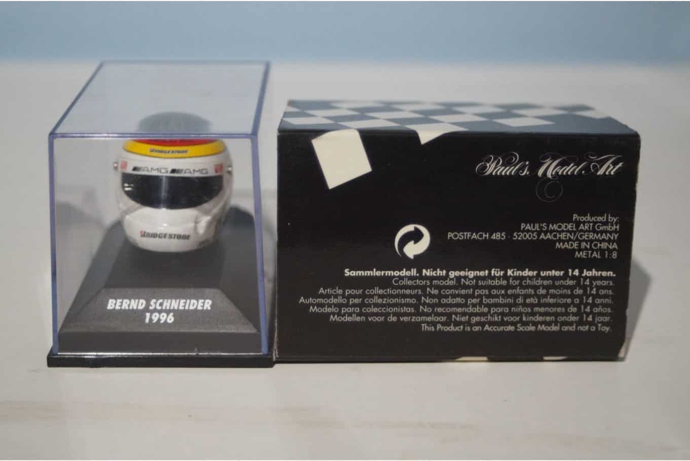 Minichamps Bleffe Helmet Bernd Schneider 1996 382 963601