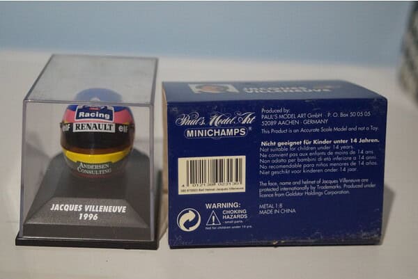Minichamps helmet jaques villeneuve 1996 380 960096