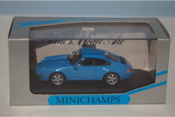 Minichamps porsche 911 coupe 1993 blue 430 063008