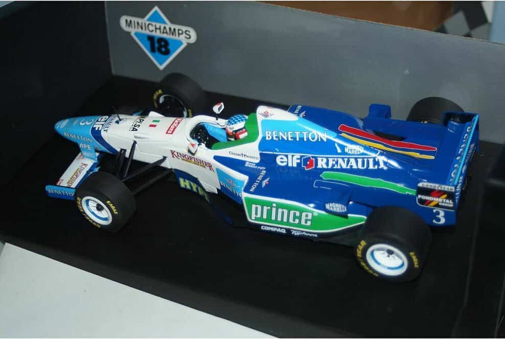 MINICHAMPS BENETTON B197 Jean Alesi #7 Formula 1 1997 1/18 MIB