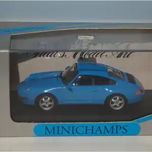 Minichamps porsche 911 coupe 1993 blue 430 063008