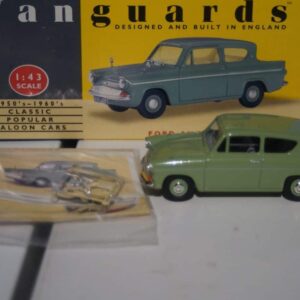 Vanguards ford anglia green va1001 1:43 scale