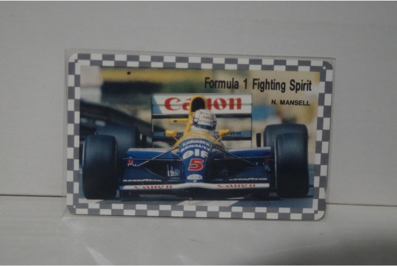 Telephone card Formula 1 Fighting spirit N.Mansell