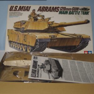 Tamiya u.s.m1a1 abrams tank 1992 issue 1/35 scale no35156