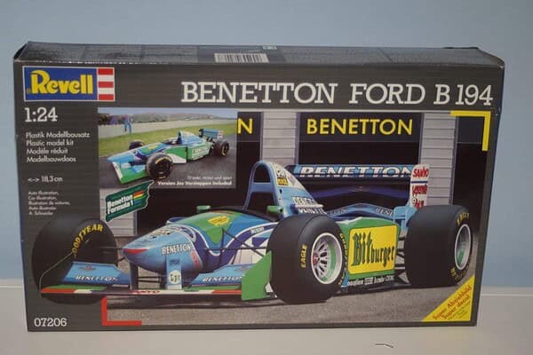 Revell benetton ford b194 schumacher 1/24 scale 07206