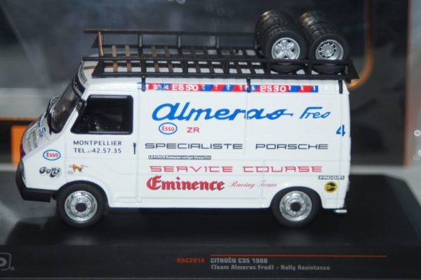 Ixo citroen c35 1980 almeras team service van 1:43 rac291x