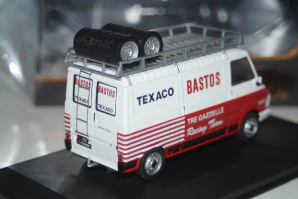 Ixo fiat 242 1986 bastos texaco team service van 1:43 rac292x