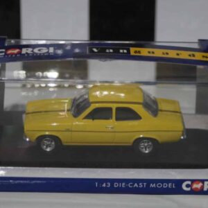 Vanguards ford escort mk1 rs2000 va09527 1:43 scale yellow