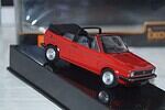Ixo volkswagen golf mk1  cabrio 1981 red clc353n diecast 1:43