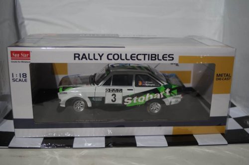 Sunstar ford escort mk2 rs1800 roger.albert.clark rally 2008 4852 1:18 scale