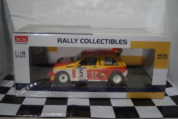 Sunstar MG Metro 6R4 cevennes Rally 1986 D.Auriol 5541 1:18