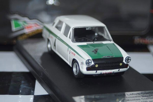 Trofeu ford lotus cortina 1st monte claros 1967 1:43rd rr.ac 22
