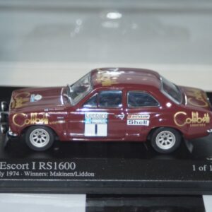 Minichamps ford escort mk1 rs1600 winner rac 1974 430 748101 1:43