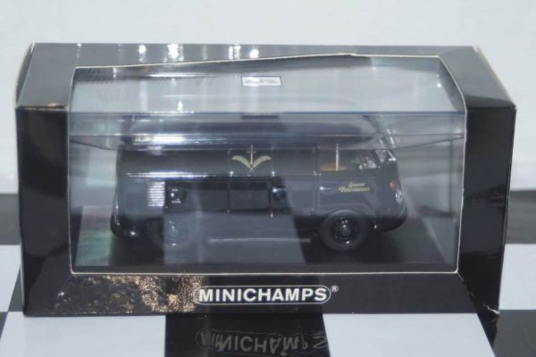 Minichamps vw t1 kastenwagen 1966 leichenwagen ltd 1008 black 052211 1:43