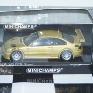 Minichamps bmw m3 gtr 2001 street yellow 1:43 400 012101