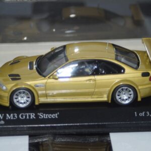 Minichamps bmw m3 gtr 2001 street yellow 1:43 400 012101
