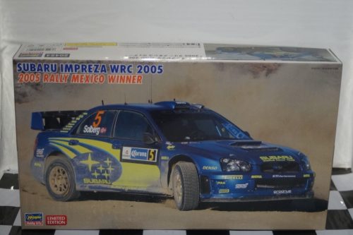 Hasegawa subaru impreza wrc 2005 rally mexico 2005  1:24 model kit 20454