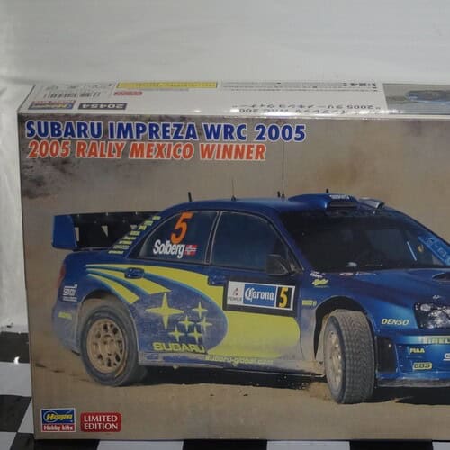 Hasegawa subaru impreza wrc 2005 rally mexico 2005  1:24 model kit 20454