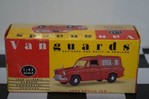 Vanguards austin mini van automobile association va14002 1:43 scale