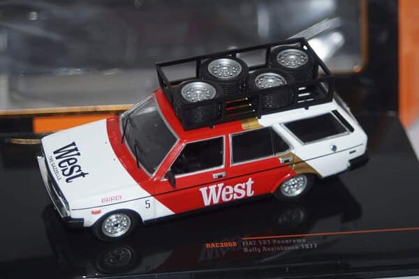 Ixo fiat 131 panorama 1977 west assistance rac306x 1:43 diecast