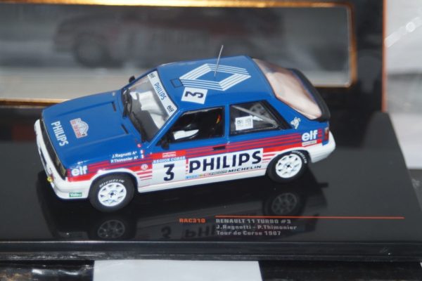 Ixo renault 11 turbo 1987 tour de corse j.ragnotti 1:43 rac310