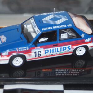 Ixo renault 11 turbo 1987 tour de corse a.oreille 1:43 rac312