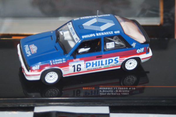 Ixo renault 11 turbo 1987 tour de corse a.oreille 1:43 rac312