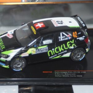 Ixo volkswagen polo gti r5 #42 monte carlo 2020 o.burri 1:43 ram752