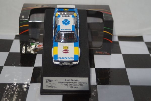 Subaru impreza rallye safari 1999 1:43rd scale rr.ke 06 trofeu