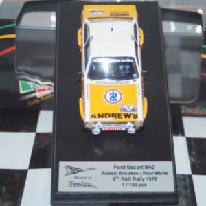 Trofeu ford escort mk2 rac rally 1979 r.brookes 1:43rd rr.uk 61