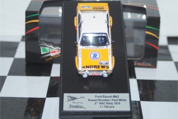Trofeu ford escort mk2 rac rally 1979 r.brookes 1:43rd rr.uk 61