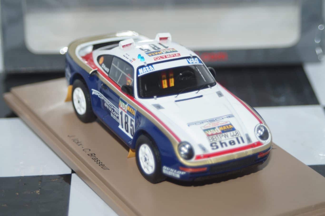 Spark Porsche 959 2nd Paris-Dakar 1986 1:43 Resin S7814
