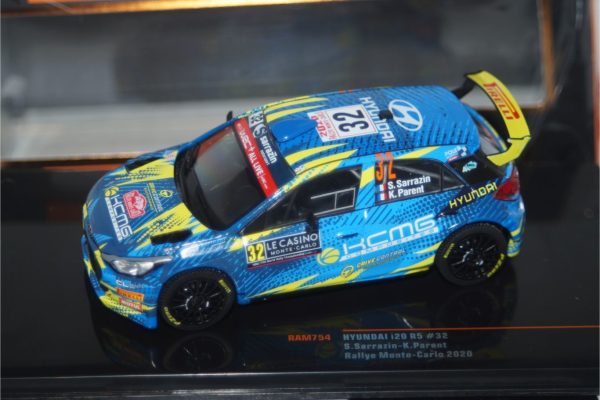 Ixo hyundai i20 coupe wrc monte carlo 2019 s.loeb 1:43 diecast ram701