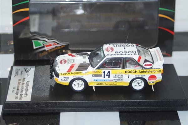 Trofeu audi sport quattro stelemark 1985 walter mayer 1:43rd scale rr.at 05