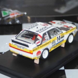 Trofeu audi sport quattro stelemark 1985 walter mayer 1:43rd scale rr.at 05