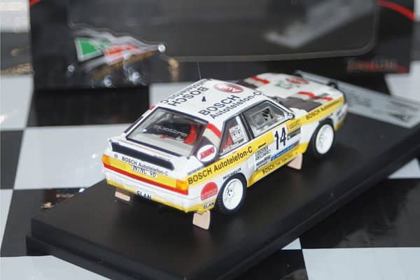 Trofeu audi sport quattro stelemark 1985 walter mayer 1:43rd scale rr.at 05