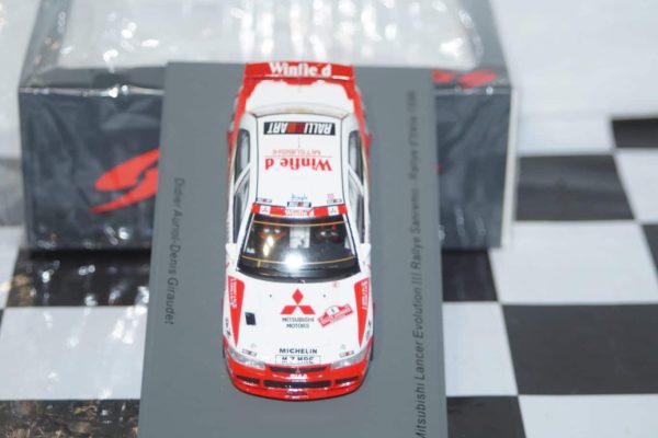 Spark mitsubishi lancer evolution rally finland 1995 1:43 resin s6502