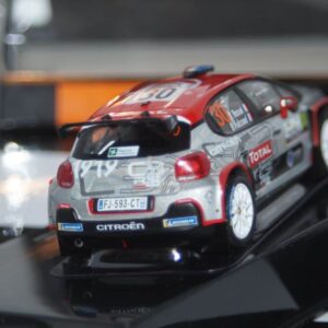 Ixo citroen ds3 r5 rally condroz 2016 s.lefebvre diecast 1:43 ram653